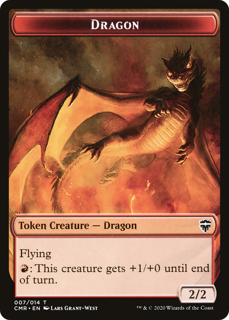 Image of Dragon Token (CMR-007) - Commander Legends Tokens