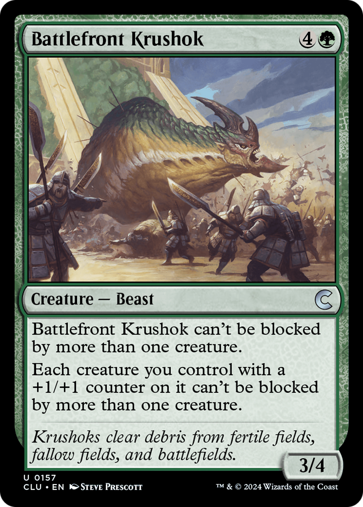 Image of Battlefront Krushok (CLU-157) - Ravnica: Clue Edition