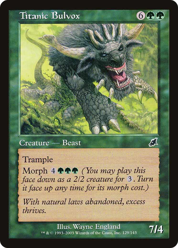 Image of Titanic Bulvox (SCG-129) - Scourge Foil