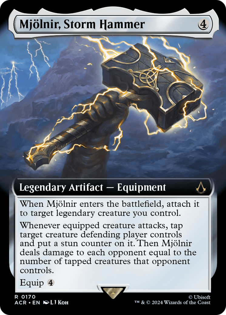 Image of Mjolnir, Storm Hammer (Extended Art) (ACR-170) - Assassin's Creed: (Extended Art) Foil