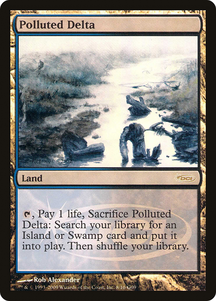 Image of Polluted Delta (JDG-008) - Judge Gift Cards 2009 Foil