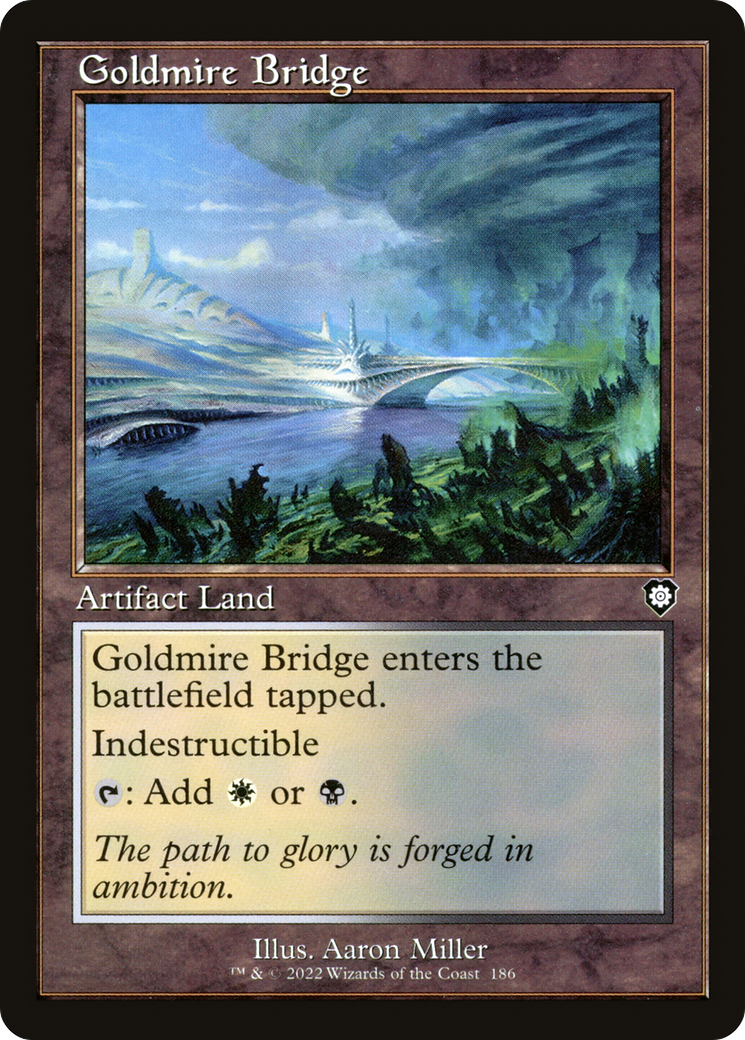 Image of Goldmire Bridge (Retro Frame) (BRC-186) - The Brothers' War Commander