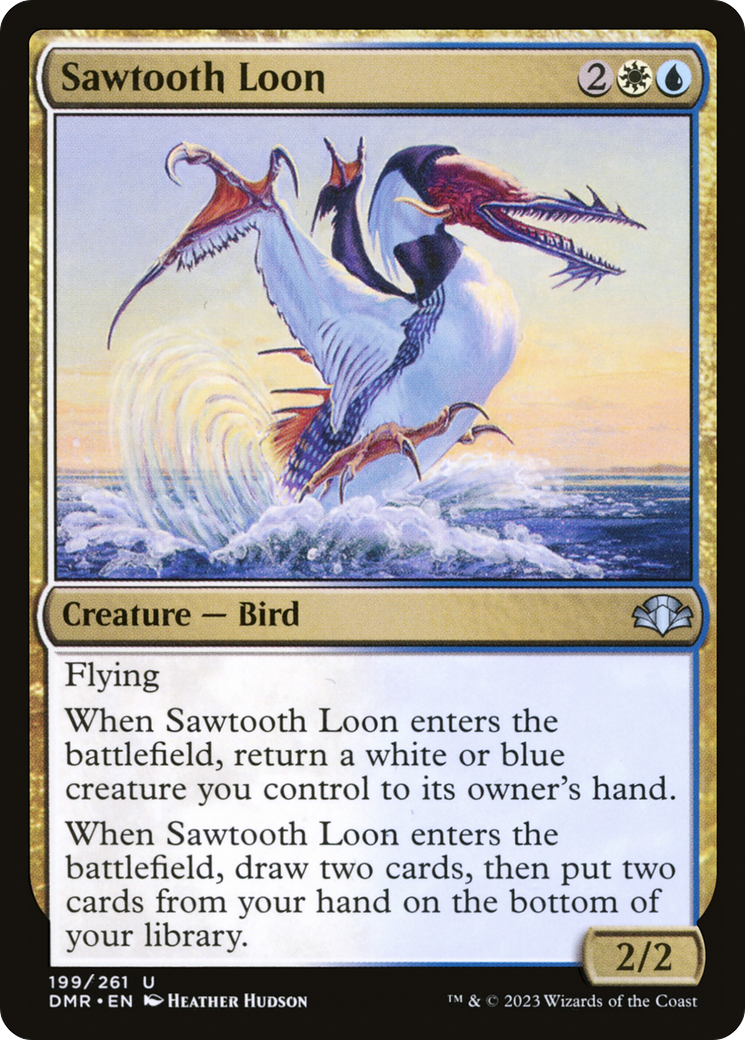 Image of Sawtooth Loon (DMR-199) - Dominaria Remastered Foil