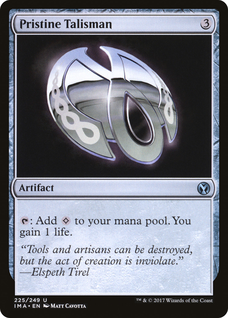 Image of Pristine Talisman (IMA-225) - Iconic Masters Foil