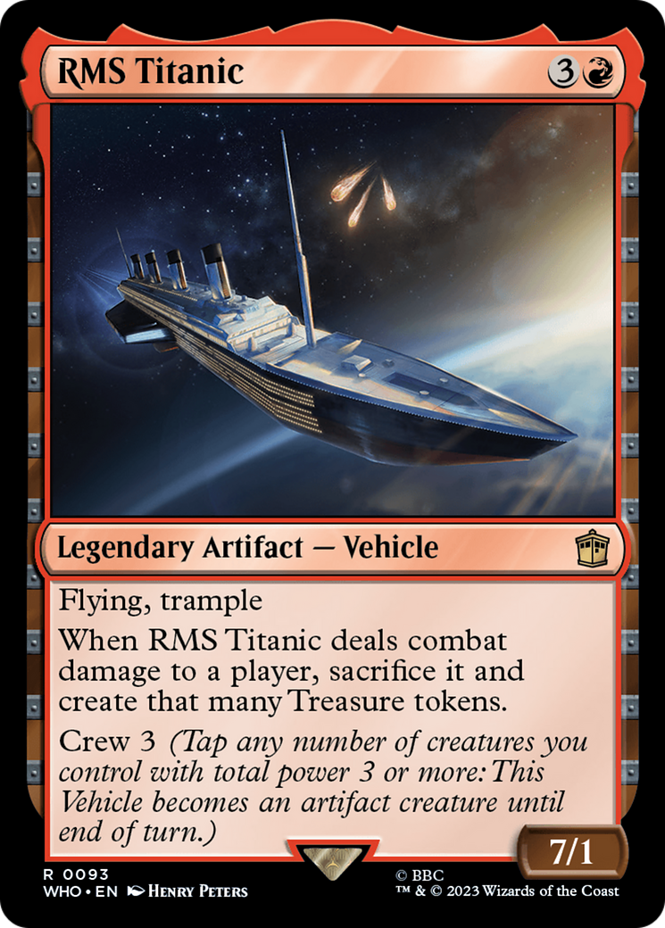 Image of RMS Titanic (WHO-093) - Doctor Who Foil