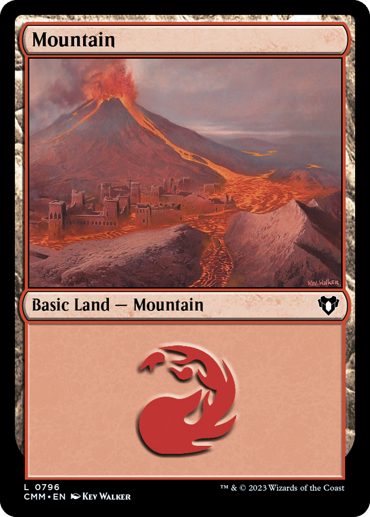 Image of Mountain (0796) (CMM-796) - Commander Masters