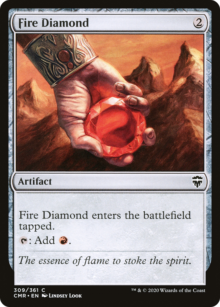 Image of Fire Diamond (CMR-309) - Commander Legends Foil