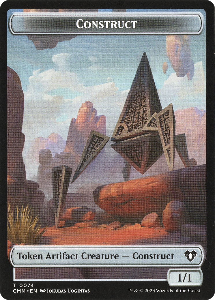 Image of Construct (TCMM-074) - Commander Masters Tokens