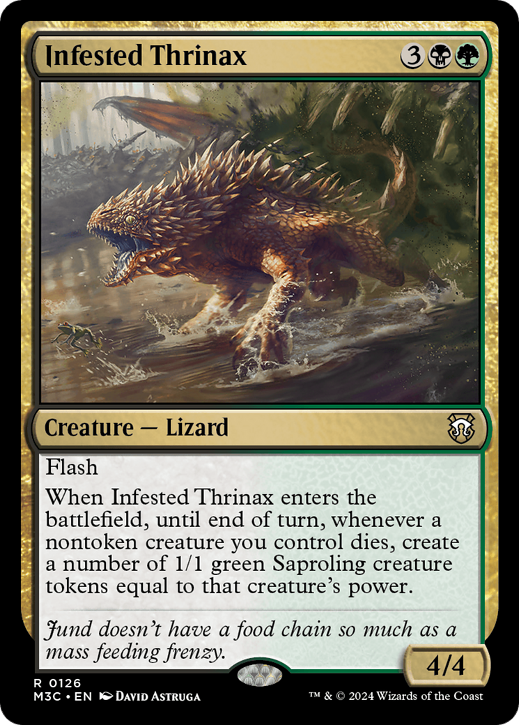 Image of Infested Thrinax (M3C-126) - Modern Horizons 3 Commander