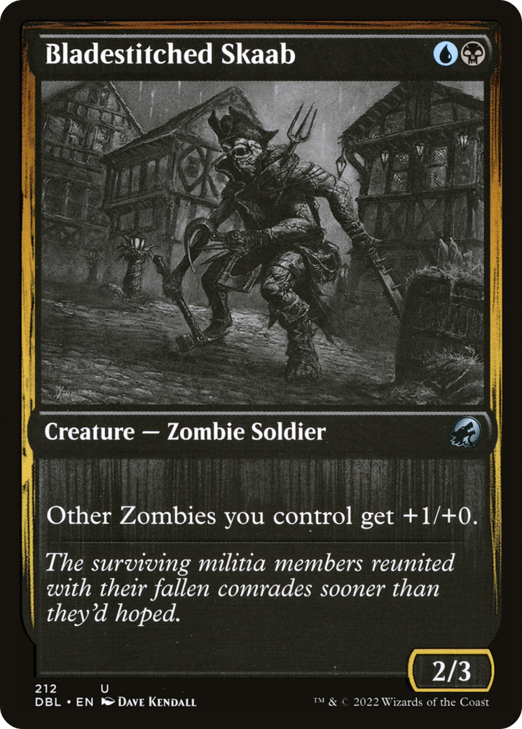 Image of Bladestitched Skaab (DBL-212) - Innistrad: Double Feature Foil
