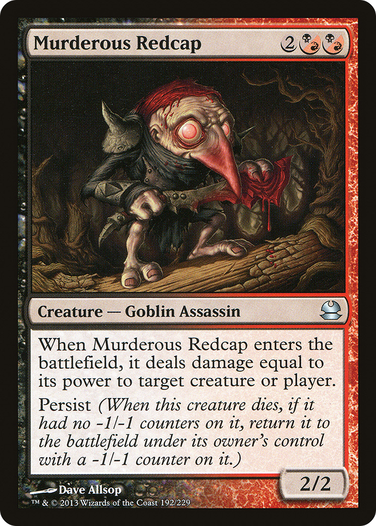 Image of Murderous Redcap (MMA-192) - Modern Masters