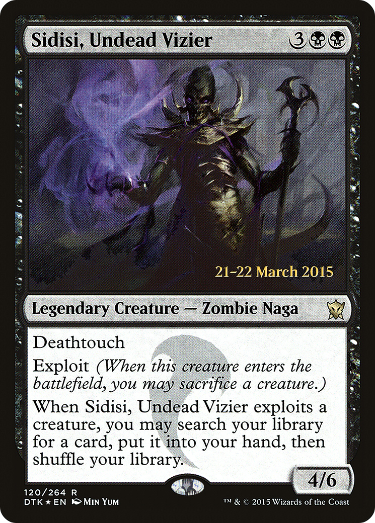Image of Sidisi, Undead Vizier (PRE-120) - Dragons of Tarkir Promos Foil