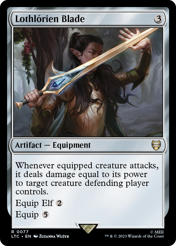 Image of Lothlorien Blade (LTC-077) - Tales of Middle-earth Commander