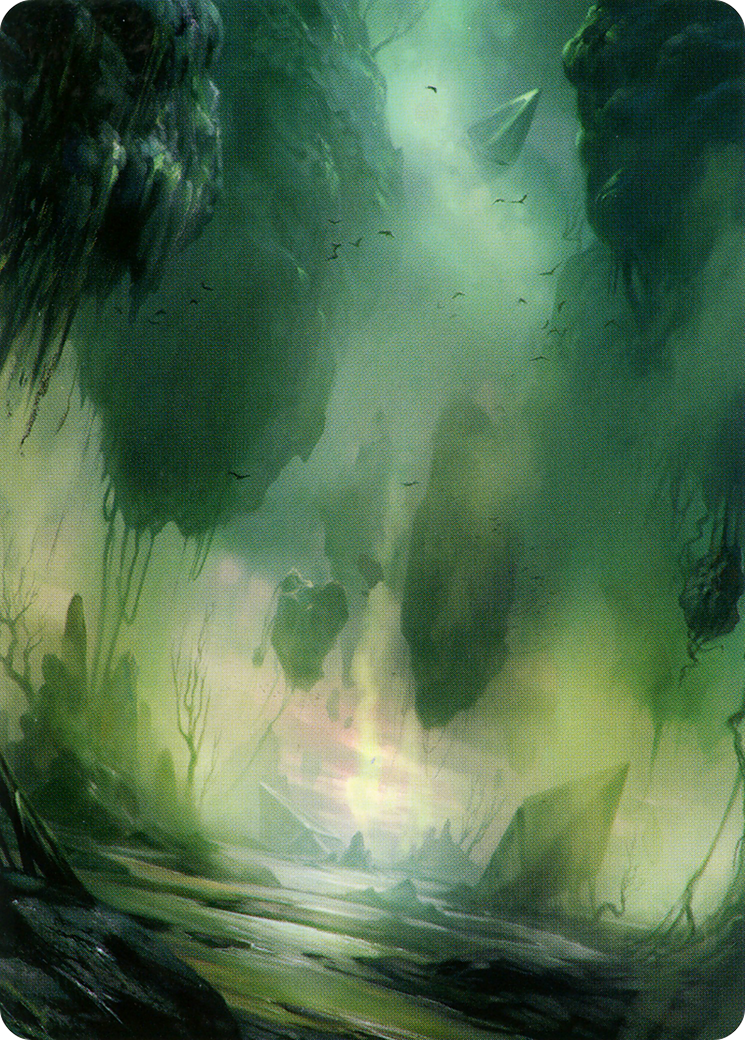 Image of Swamp // Swamp (AZNR-013) - Zendikar Rising Art Series (Borderless)