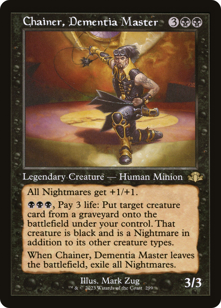 Image of Chainer, Dementia Master (Retro Frame) (DMR-299) - Dominaria Remastered