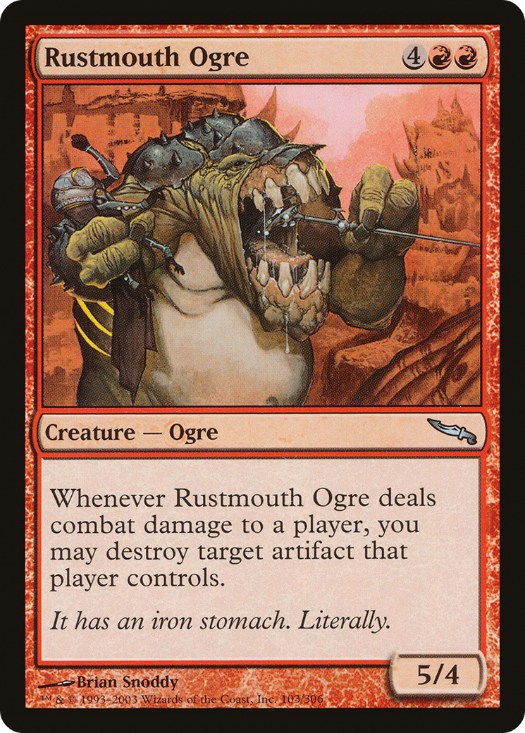 Image of Rustmouth Ogre (MRD-103) - Mirrodin