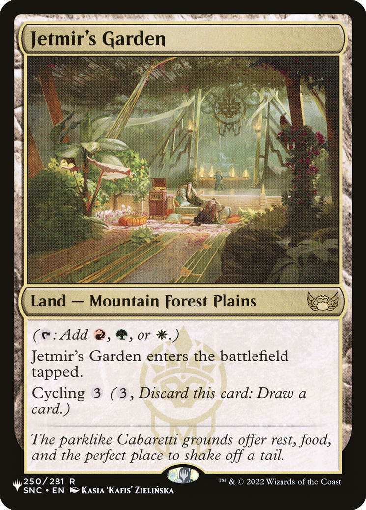 Image of Jetmir's Garden (LIST-SNC-250) - The List