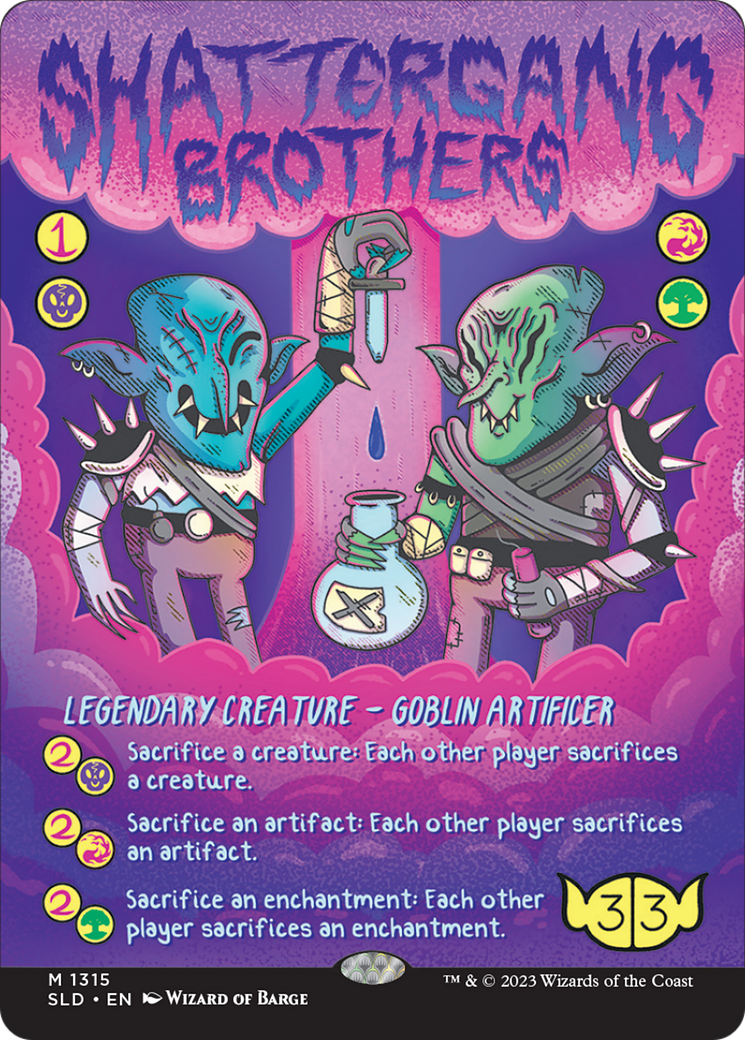Image of Shattergang Brothers (SLD-1315) - Secret Lair Drop (Borderless)