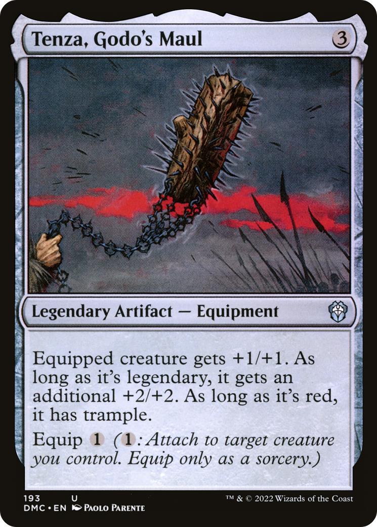 Image of Tenza, Godo's Maul (DMC-193) - Dominaria United Commander