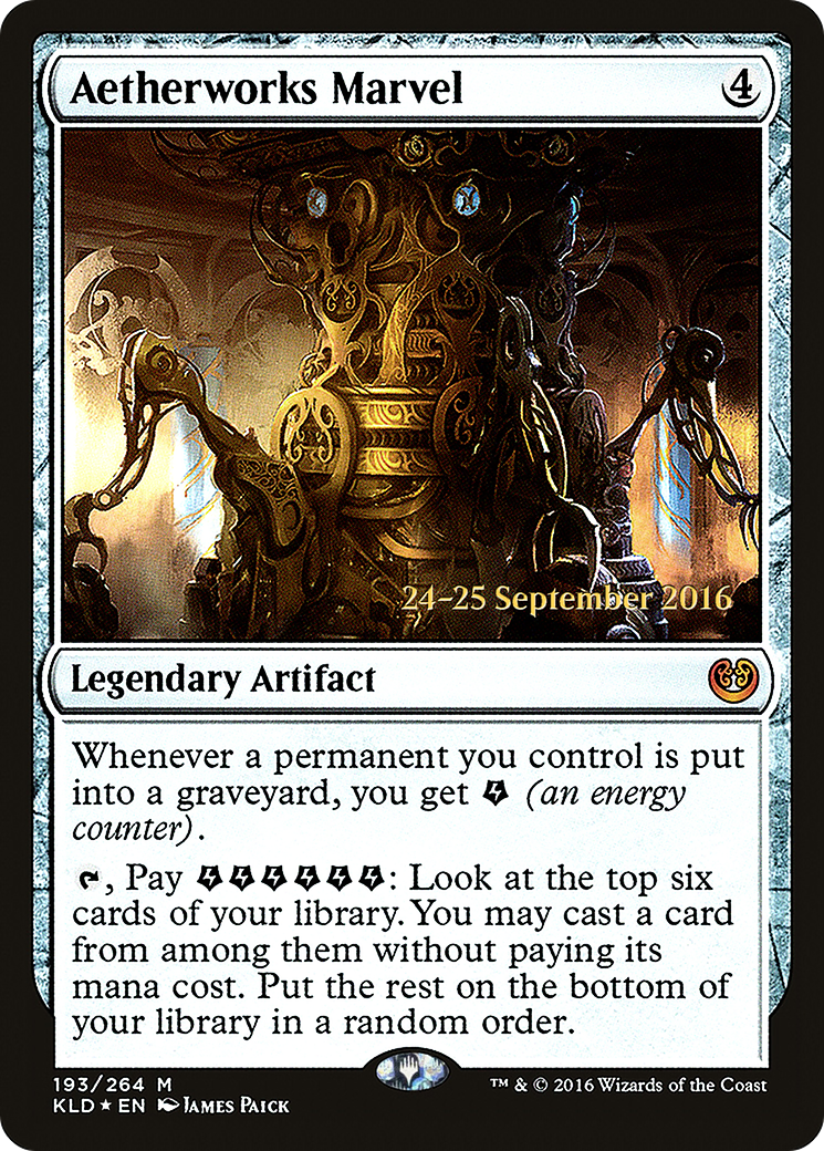Image of Aetherworks Marvel (PRE-193) - Kaladesh Promos Foil