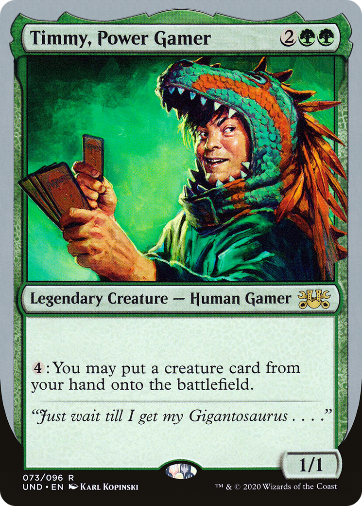 Image of Timmy, Power Gamer (UND-073) - Unsanctioned