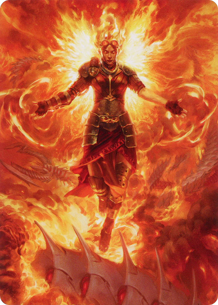 Image of Chandra, Hope's Beacon // Chandra, Hope's Beacon (AMOM-030) - March of the Machine Art Series (Borderless)