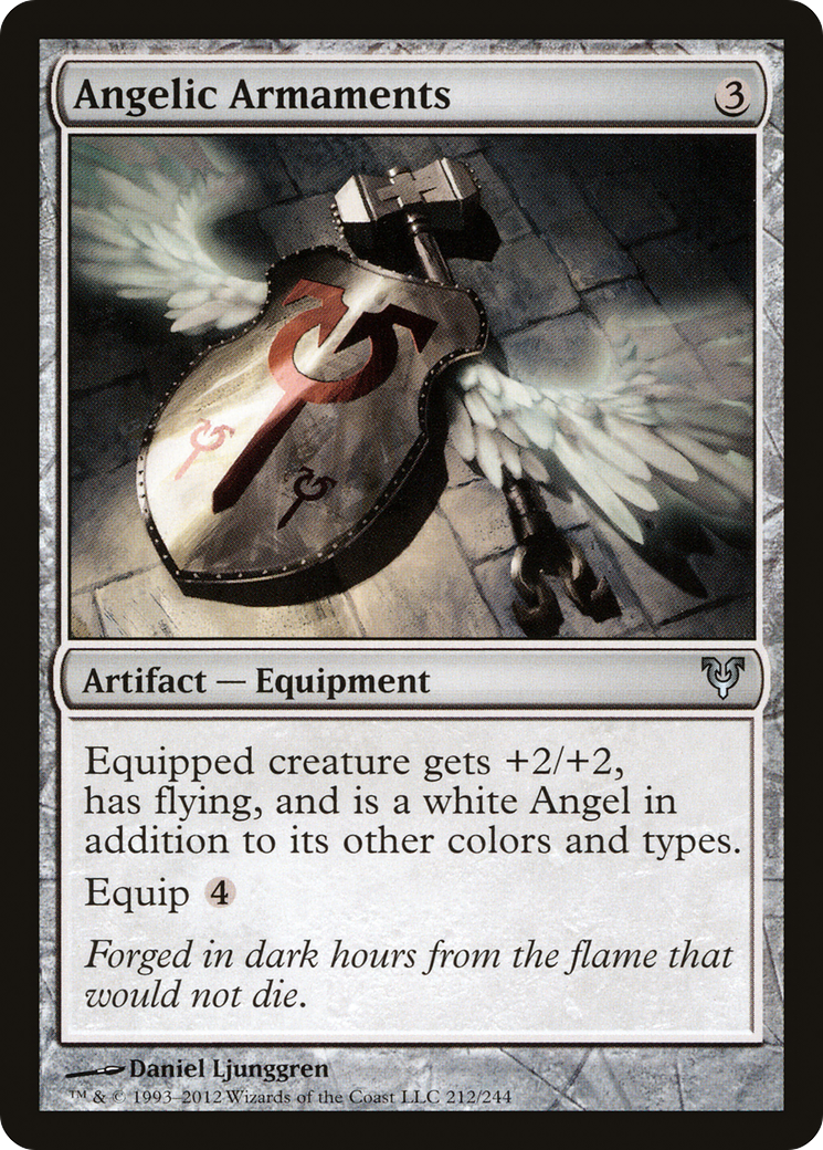 Image of Angelic Armaments (AVR-212) - Avacyn Restored Foil