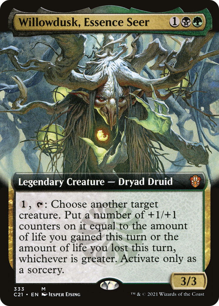 Image of Willowdusk, Essence Seer (Extended Art) (C21-333) - Commander 2021: (Extended Art)