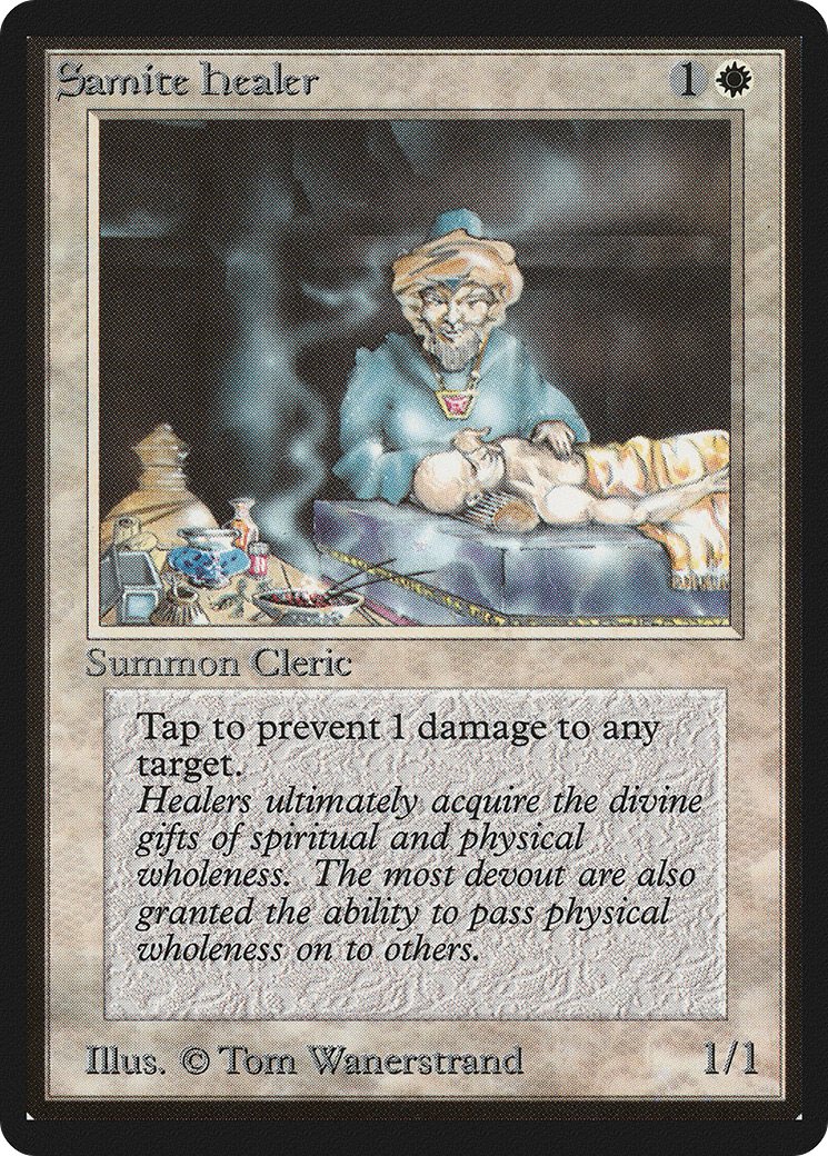 Image of Samite Healer (LEB-) - Limited Edition Beta
