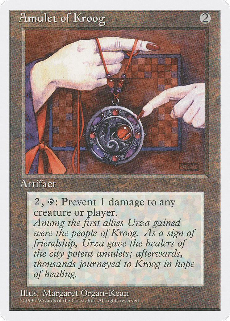 Image of Amulet of Kroog (4ED-) - Fourth Edition