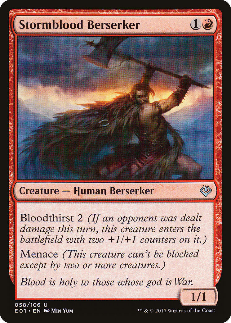 Image of Stormblood Berserker (AC2-058) - Archenemy: Nicol Bolas