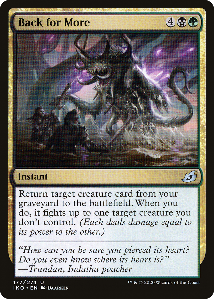 Image of Back for More (IKO-177) - Ikoria: Lair of Behemoths
