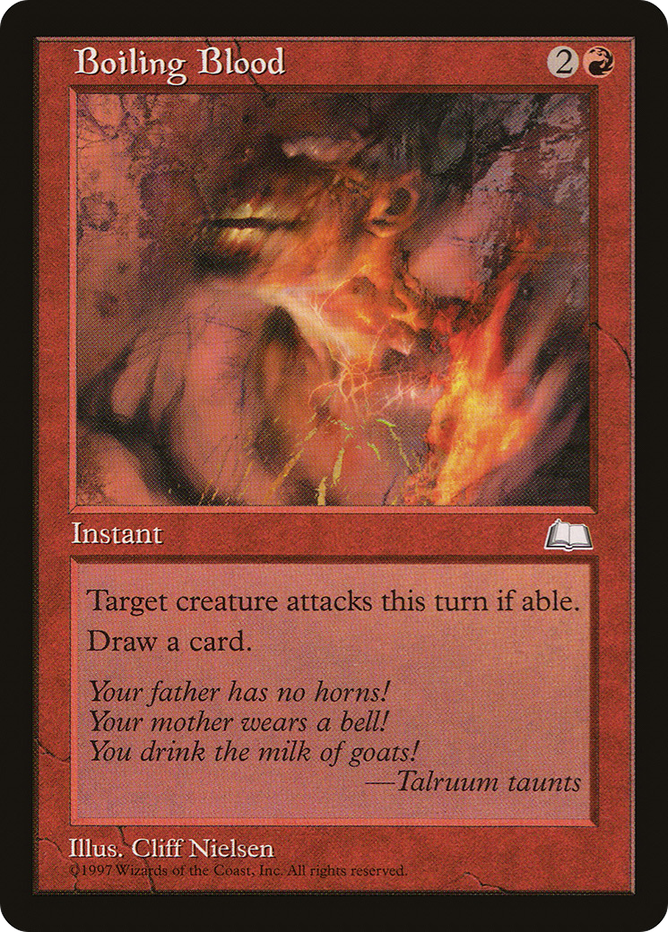 Image of Boiling Blood (WTH-) - Weatherlight