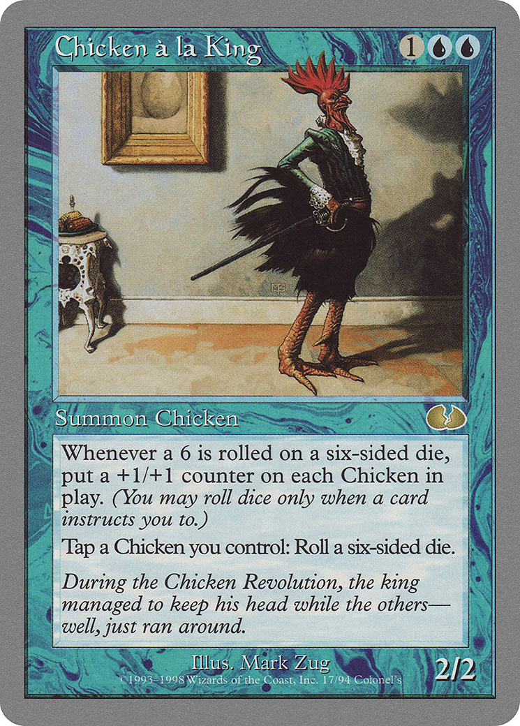 Image of Chicken a la King (UGL-017) - Unglued