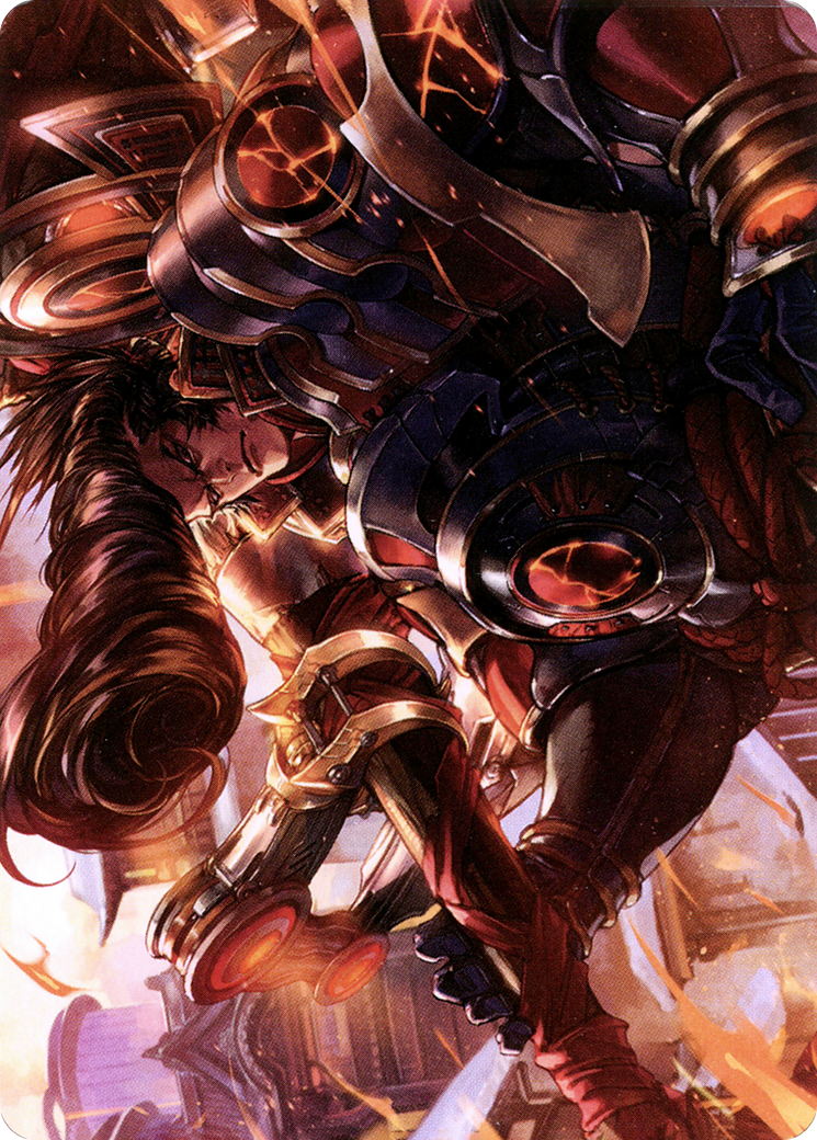 Image of Upriser Renegade // Upriser Renegade (ANEO-065) - Neon Dynasty Art Series (Borderless)