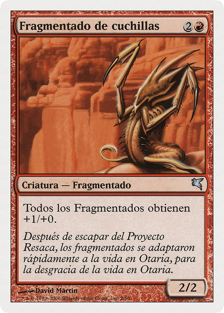 Image of Blade Sliver (Spanish) - 