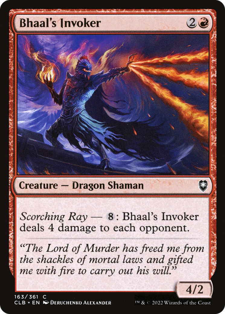 Image of Bhaal's Invoker (CLB-163) - Commander Legends: Battle for Baldur's Gate
