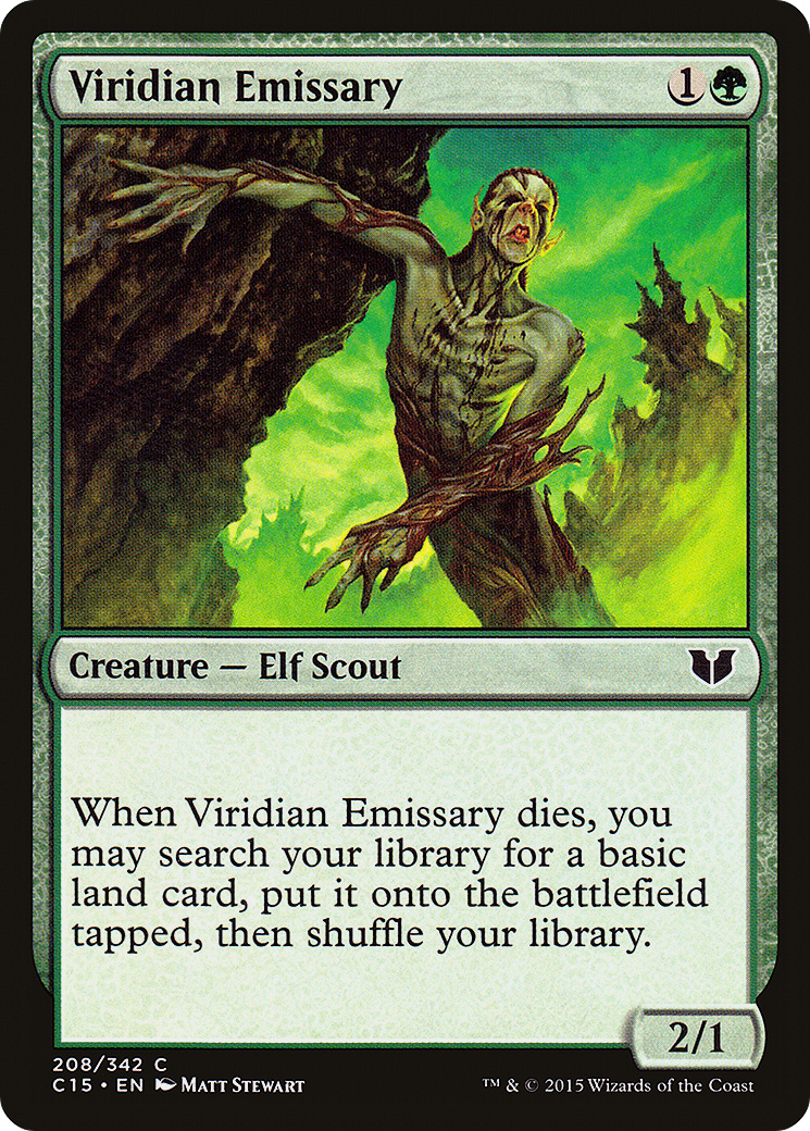 Image of Viridian Emissary (C15-208) - Commander 2015