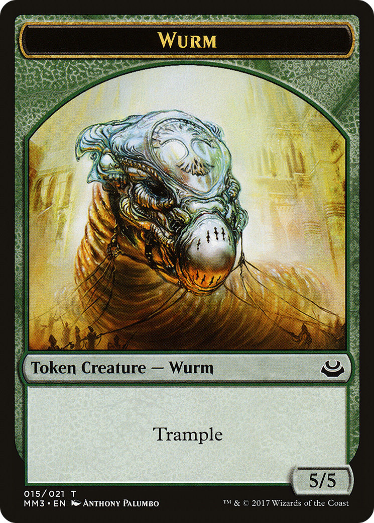 Image of Wurm Token (MM3-015) - Modern Masters 2017 Tokens