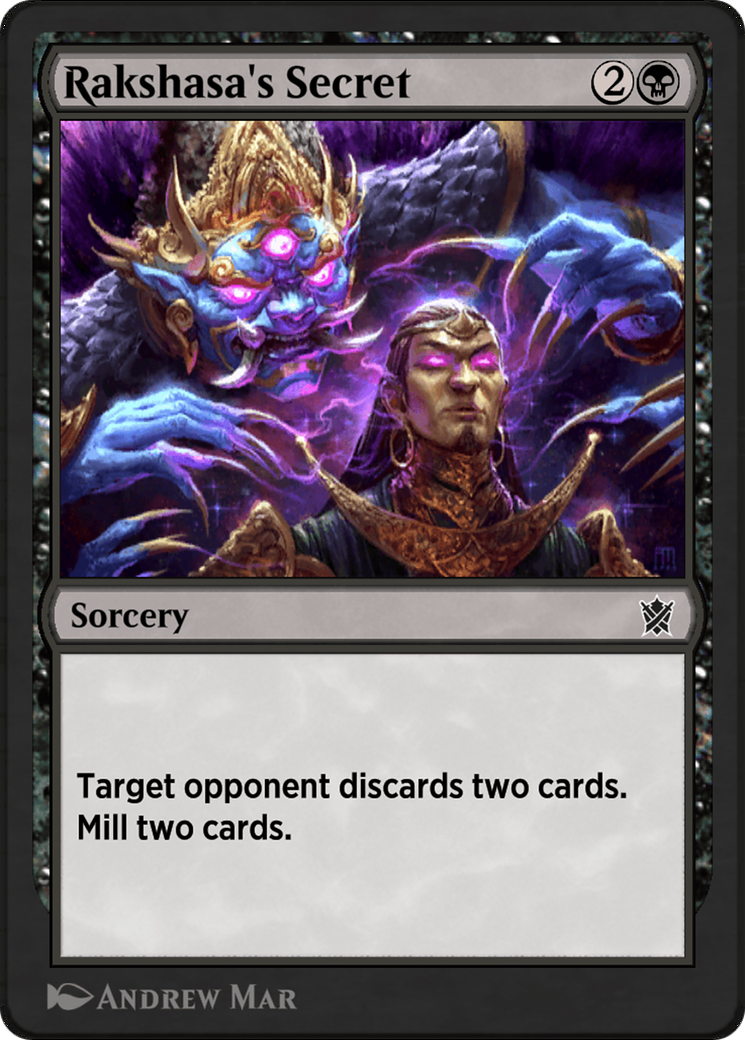 Image of Rakshasa's Secret (KTK-84Y) - Khans of Tarkir