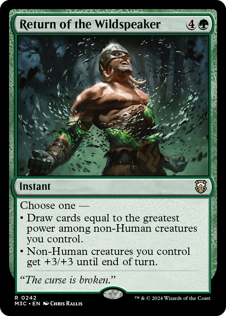 Image of Return of the Wildspeaker (M3C-242) - Modern Horizons 3 Commander