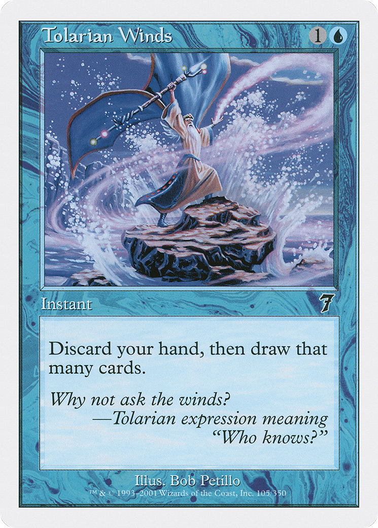 Image of Tolarian Winds (7ED-105) - 7th Edition Foil