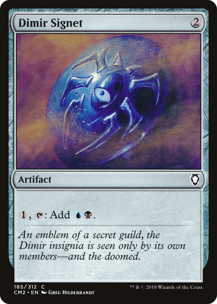 Image of Dimir Signet (CM2-185) - Commander Anthology Volume II