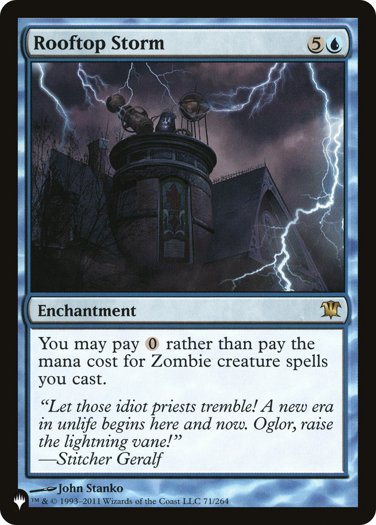 Image of Rooftop Storm (LIST-ISD-71) - The List
