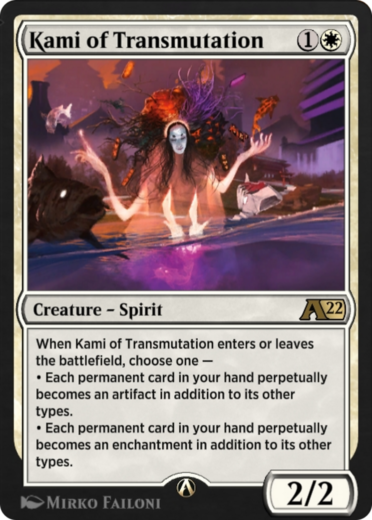 Image of Kami of Transmutation (YNEO-003) - Alchemy: Kamigawa
