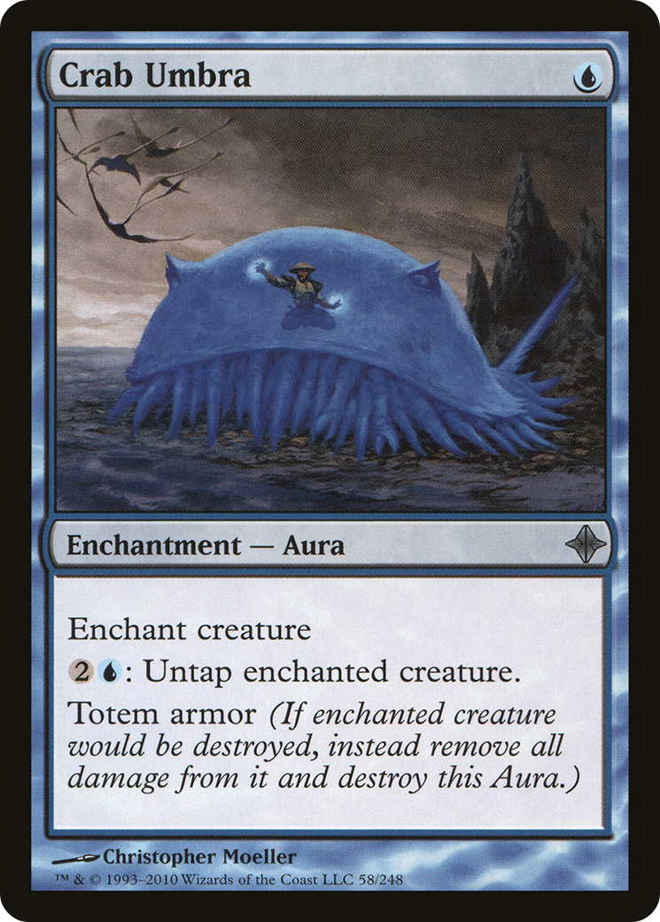 Image of Crab Umbra (ROE-058) - Rise of the Eldrazi Foil