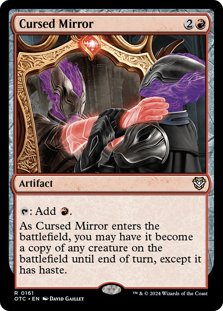 Image of Cursed Mirror (OTC-161) - Outlaws of Thunder Junction Commander
