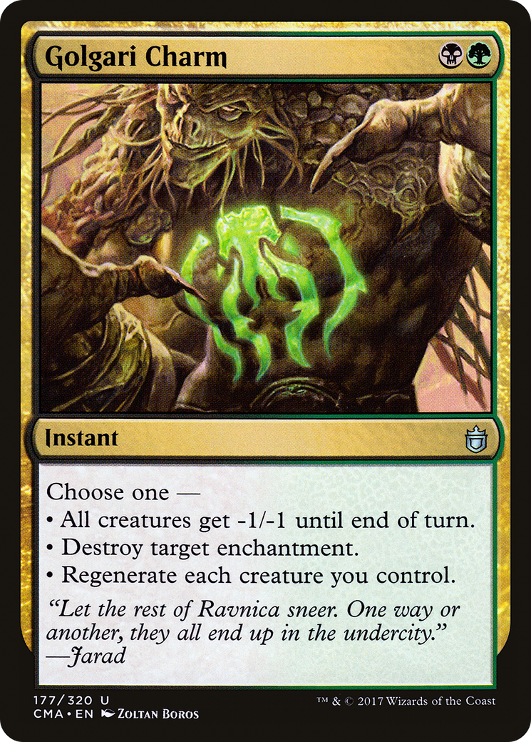 Image of Golgari Charm (CMA-177) - Commander Anthology