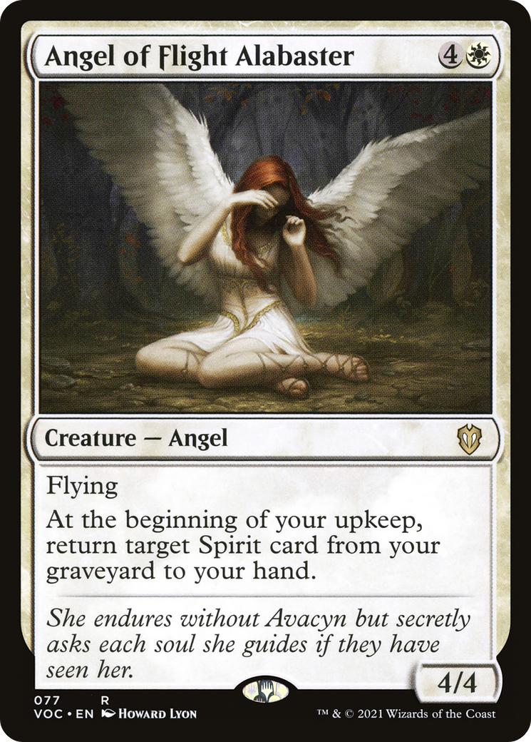 Image of Angel of Flight Alabaster (VOC-077) - Crimson Vow Commander