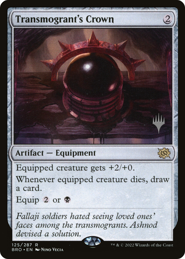 Image of Transmogrant's Crown (PPBRO-125) - The Brothers' War Promos Foil